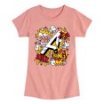 thumbnail image 1 of Marvel The Avengers - Scribble Doodles - Toddler And Youth Girls Fitted Short Sleeve Graphic T-Shirt, 1 of 5