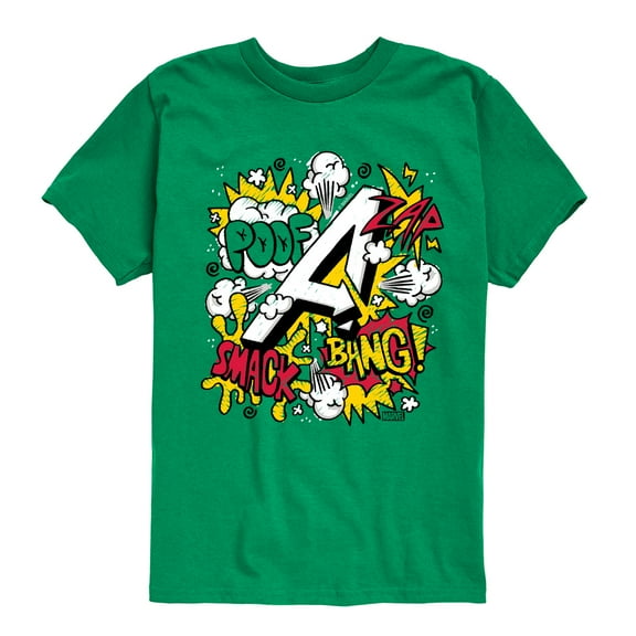 Marvel The Avengers - Scribble Doodles - Toddler And Youth Short Sleeve Graphic T-Shirt
