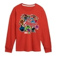 thumbnail image 1 of Marvel The Avengers - Stickers Style - Toddler And Youth Long Sleeve Graphic T-Shirt, 1 of 5