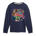 thumbnail image 1 of Marvel The Avengers - Stickers Style - Toddler And Youth Long Sleeve Graphic T-Shirt, 1 of 5