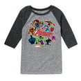 thumbnail image 1 of Marvel The Avengers - Stickers Style - Toddler And Youth Raglan, 1 of 5