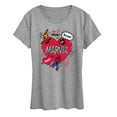 thumbnail image 1 of Marvel The Avengers - Valentines Doodle - Women's Short Sleeve Graphic T-Shirt, 1 of 5