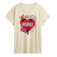 thumbnail image 1 of Marvel The Avengers - Valentines Doodle - Women's Short Sleeve Graphic T-Shirt, 1 of 5