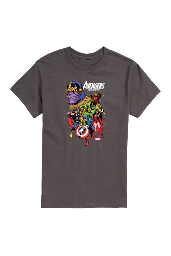 The Avengers - Vs Thanos - Adult Short Sleeve Graphic T-Shirt