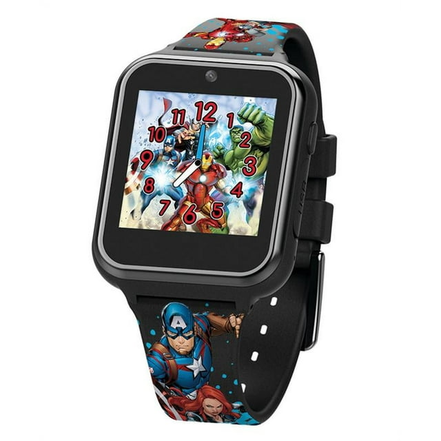 Marvel The Avengers iTime Unisex Child Interactive Smart Watch 40mm ...