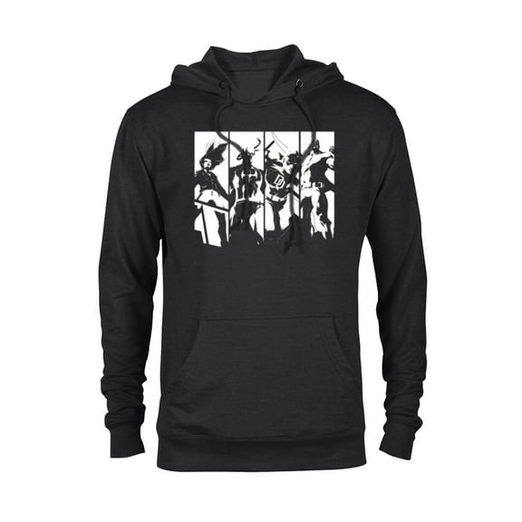 Marvel The Defenders Super Hero Team - Pullover Hoodie for Adults - Customized-Black