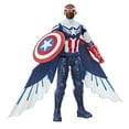 thumbnail image 1 of Marvel: The Falcon and the Winter Soldier Captain America Kids Toy Action Figure for Boys and Girls (7”), 1 of 3
