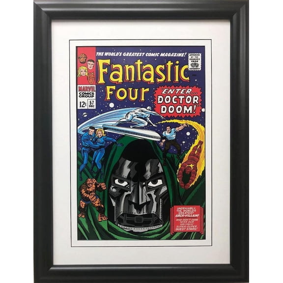 Marvel "The Fantastic Four Enter Doctor Doom" #57 Framed Poster Comic Art Generic