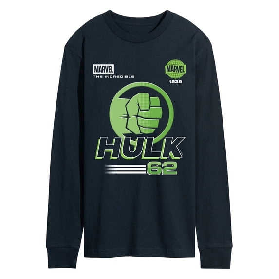 Marvel - The Hulk Jersey - Men's Long Sleeve Graphic T-Shirt