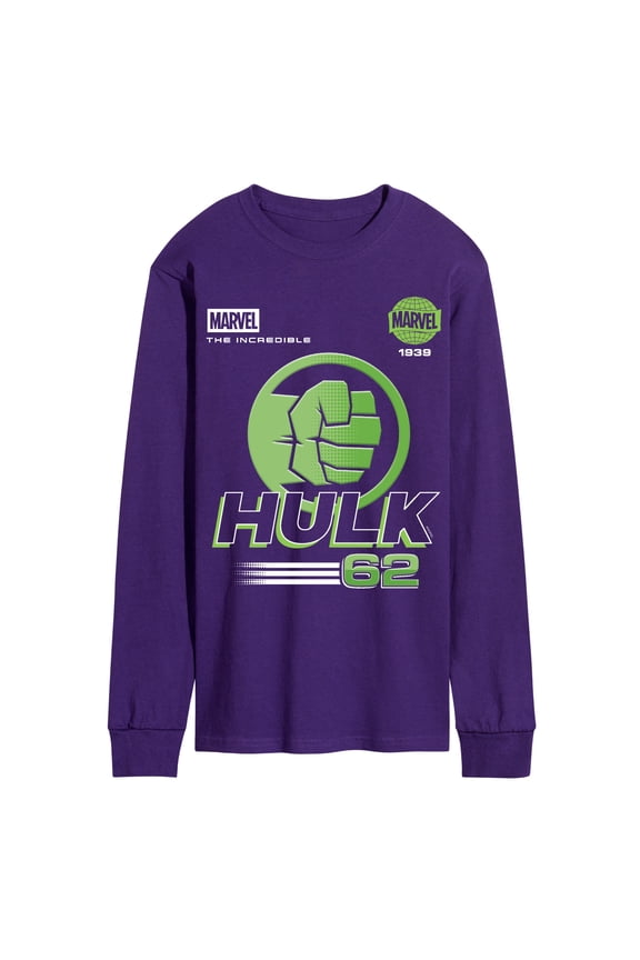- The Hulk Jersey - Men's Long Sleeve Graphic T-Shirt