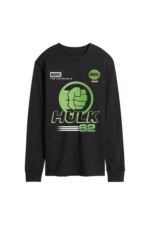 - The Hulk Jersey - Men's Long Sleeve Graphic T-Shirt