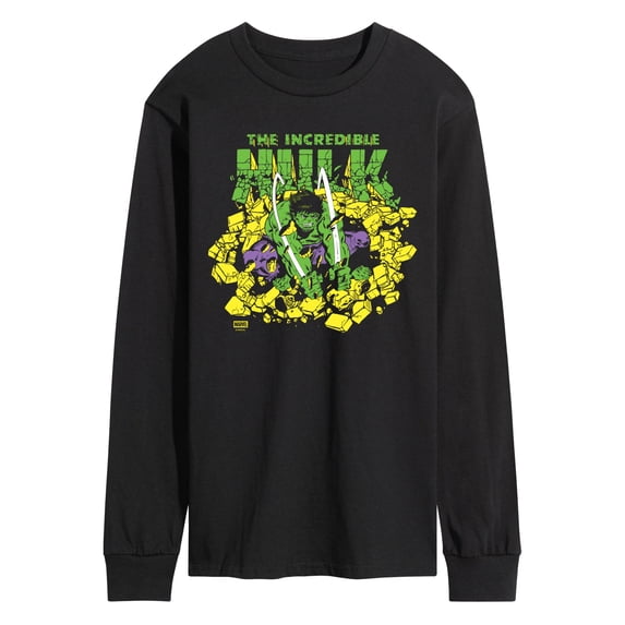 Marvel - The Incredible Hulk Men's Long Sleeve Graphic T-Shirt