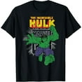 Marvel The Incredible Hulk Retro Comic Book Stamp Logo TShirt
