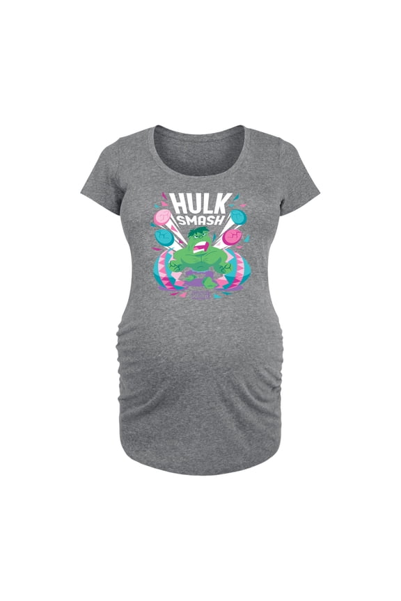 The Incredible Hulk - Smash Easter - Maternity Scoop Neck Graphic T-Shirt