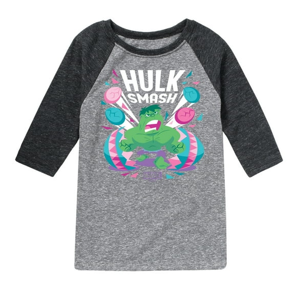 Marvel The Incredible Hulk - Smash Easter - Toddler And Youth Raglan