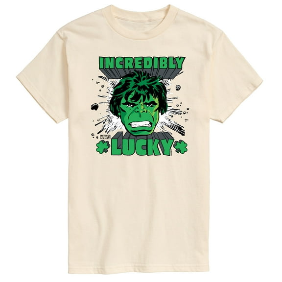 Marvel The Incredible Hulk - St Patrick's Day Incredibly Lucky - Men's Short Sleeve Graphic T-Shirt