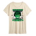 thumbnail image 1 of Marvel The Incredible Hulk - St Patrick's Day Incredibly Lucky - Women's Short Sleeve Graphic T-Shirt, 1 of 5