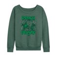 thumbnail image 1 of Marvel The Incredible Hulk - St Patrick's Day Pinch Proof - Women's French Terry Pullover Sweatshirt, 1 of 5