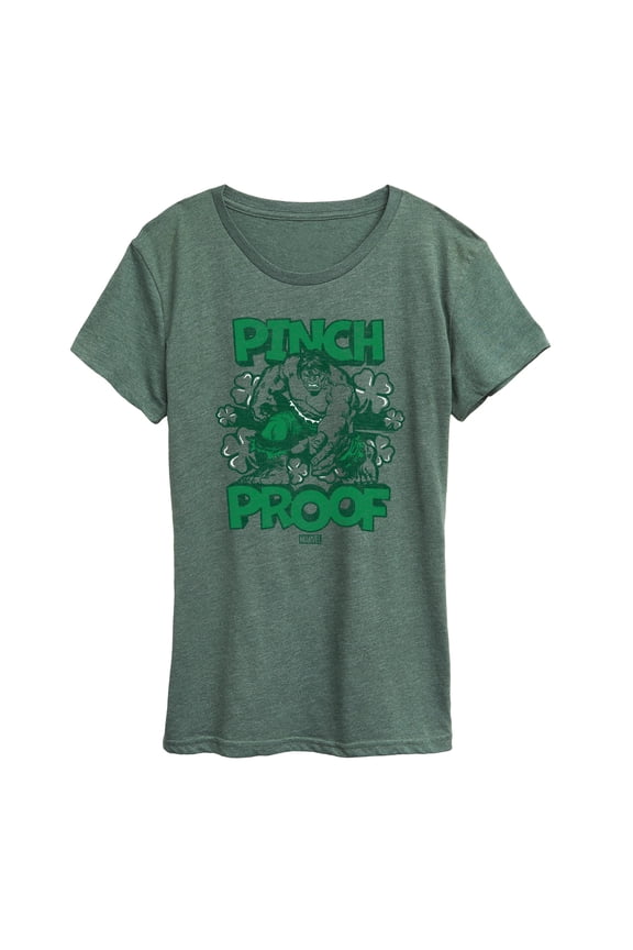 The Incredible Hulk - St Patrick's Day Pinch Proof - Women's Short Sleeve Graphic T-Shirt
