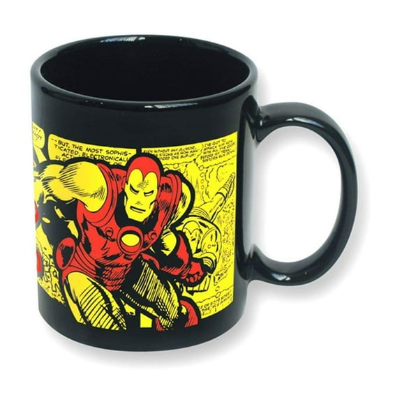 Marvel The Invincible Iron Man Comic Wrap 11 oz Ceramic Mug