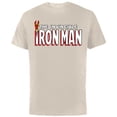 thumbnail image 1 of Marvel The Invincible Iron Man Retro Comic Book - Short Sleeve Cotton T-Shirt for Adults - Customized-Natural, 1 of 5