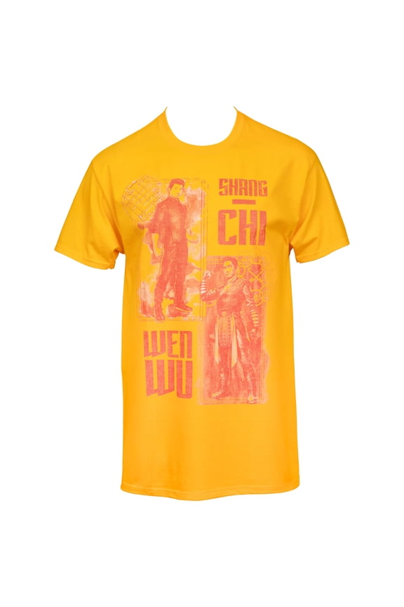 829146-large Marvel The Legend of the Ten Rings Shang-Chi & Wen Wu T-Shirt, Yellow - Large