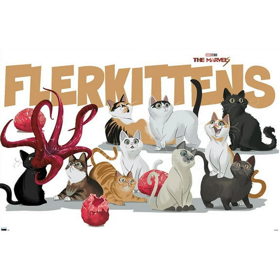 Marvel The Marvels - Flerkittens Wall Poster, 22.375" x 34"