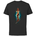 thumbnail image 1 of Marvel The Marvels Photon Captain Marvel Ms. Marvel Diamond - Short Sleeve Cotton T-Shirt for Adults - Customized-Black, 1 of 5
