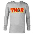 thumbnail image 1 of Marvel The Mighty Thor Retro Comic Book - Long Sleeve T-Shirt for Men – Customized-Athletic Heather, 1 of 5