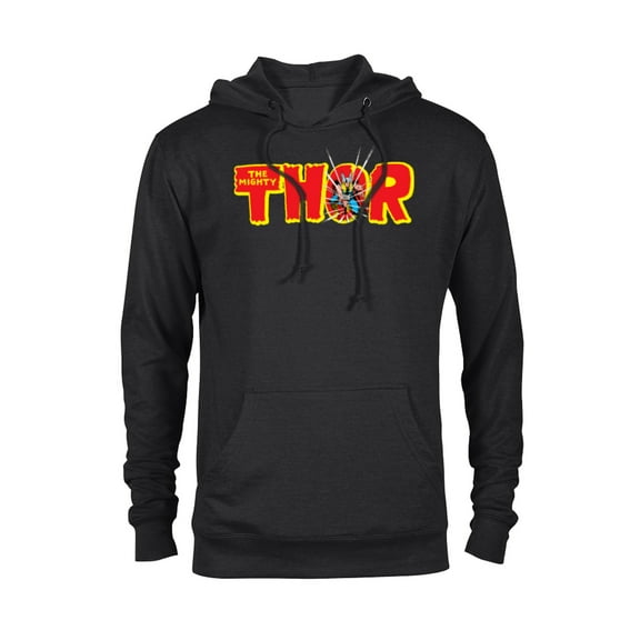 Marvel The Mighty Thor Retro Comic Book - Pullover Hoodie for Adults – Customized-Black