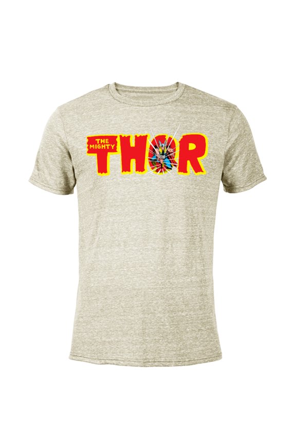 The Mighty Thor Retro Comic Book - Short Sleeve Blended T-Shirt for Adults – Customized-Yellow