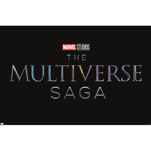 Marvel The Multiverse Saga - Logo Wall Poster, 14.725" x 22.375"