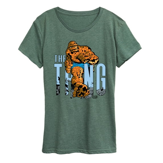 Marvel - The Thing - Women's Short Sleeve Graphic T-Shirt