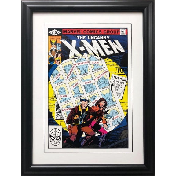 Marvel "The Uncanny X-Men" #141 Framed Comic Poster Generic