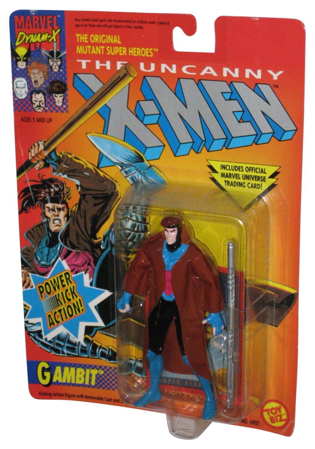 グランドホールセール Uncanny The Marvel X-Men Biz Toy (1992) Kick Power Gambit 特撮