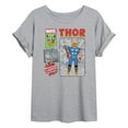 thumbnail image 1 of Marvel Thor - Action Figure - Women's Oversized Graphic T-Shirt, 1 of 5