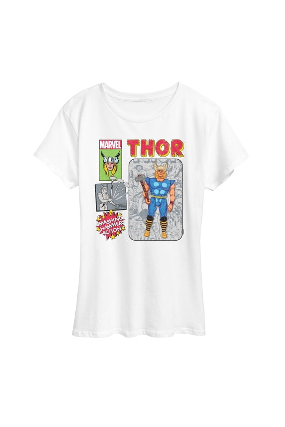 Thor - Action Figure - Women's Short Sleeve Graphic T-Shirt