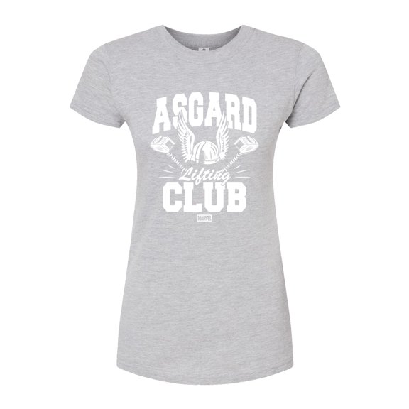 Marvel Thor - Asgard Lift Club - Juniors Fitted Graphic T-Shirt