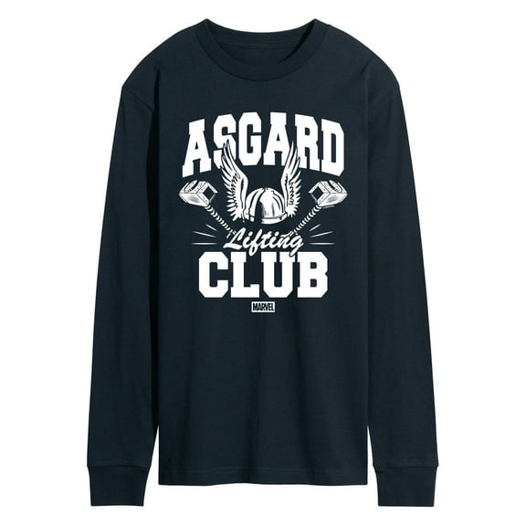 Marvel Thor - Asgard Lift Club - Men's Long Sleeve Graphic T-Shirt