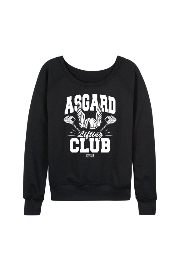 Thor - Asgard Lift Club - Women's French Terry Pullover Sweatshirt