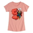thumbnail image 1 of Marvel Thor - Birthday Five - Toddler and Youth Girls Fitted Short Sleeve Graphic T-Shirt, 1 of 5