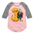 thumbnail image 1 of Marvel Thor - Birthday Three - Toddler and Youth Girls Shirt Tail Raglan, 1 of 5