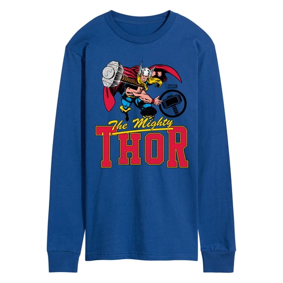 Marvel - Thor Collegiate Men's Long Sleeve Graphic T-Shirt