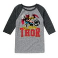 thumbnail image 1 of Marvel Thor - Collegiate - Toddler and Youth Raglan, 1 of 4