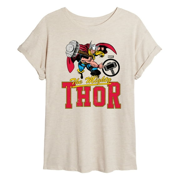 Marvel Thor - Collegiate - Women's Oversized Graphic T-Shirt