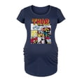 thumbnail image 1 of Marvel Thor - Comic Book Grid - Maternity Scoop Neck Graphic T-Shirt, 1 of 5