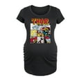thumbnail image 1 of Marvel Thor - Comic Book Grid - Maternity Scoop Neck Graphic T-Shirt, 1 of 5