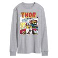 thumbnail image 1 of Marvel Thor - Comic Book Grid - Men's Long Sleeve Graphic T-Shirt, 1 of 5