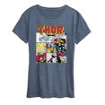 thumbnail image 1 of Marvel Thor - Comic Book Grid - Women's Short Sleeve Graphic T-Shirt, 1 of 5
