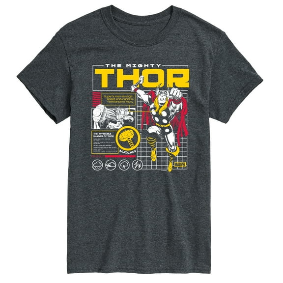 Marvel Thor - Digital Thor - Men's Short Sleeve Graphic T-Shirt